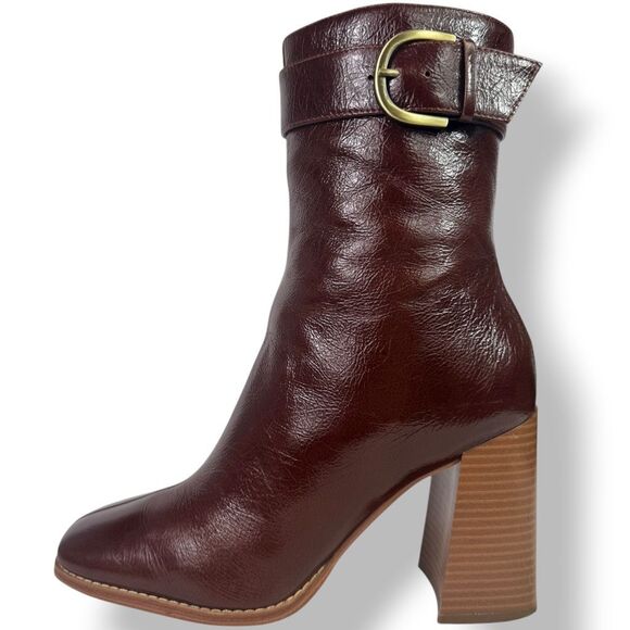 Nine West Y2K 90s Vintage Style Madden Style Platform Chunky Boot Leather 8.5 - Picture 8 of 14